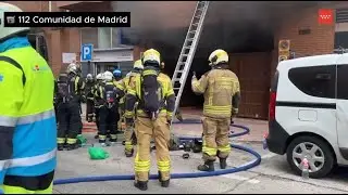 EV Fire Madrid - 2 fire fighters killed