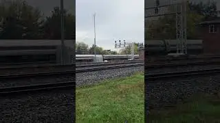 Amtrak po48 about 5 hours late with phase 2 heritage unit 10/13