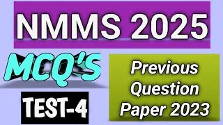 Nmms previous Question Paper Test-4@a2zinfo528 #nmms #social #mcqncert #freeonlineclasses
