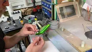 Painting on foil before coating