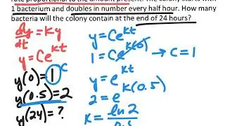Calculus Growth and Decay