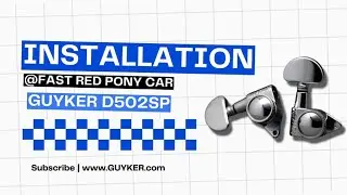 @FastRedPonyCar Upgrades Daughter’s Harley Benton Les Paul Jr with Guyker Locking Tuners