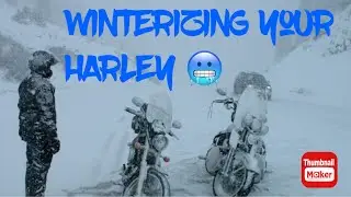 Зимнее хранение Harley Davidson