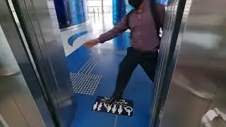 A short walk inside Dubai Abu Baker Al Siddique Metro Station