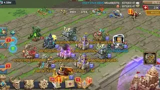 لوردس موبايل / صد الحشود فن (حتى لو جيشك )قليل وعد معنا كم حشد  في الفديو 🔥🔥🔥 #lordsmobile 🫡