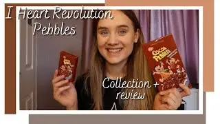 I HEART REVOLUTION X COCOA PEBBLES REVIEW SWATCHES NEW REVOLUTION FLINTSTONES COLLECTION