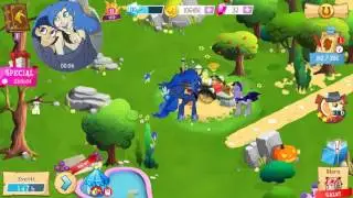 Princesd Luna and Luna Night Guard have a meeting