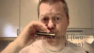 How to play American Idiot riff (Green Day). Hakan Ehn rock harmonica lessons