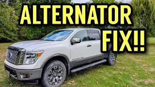 Nissan Titan alternator fix!!! Making my 