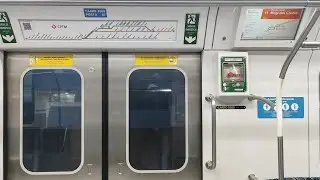 CPTM H560 (Série 8500) na linha 11 – Coral - Visão interna do salão.