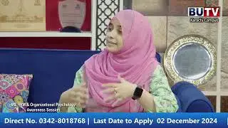 Awareness Session on MS HRM & Organizational Psychology Program, Bahria University Karachi Campus