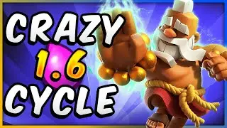 1.6 ELIXIR! CHEAPEST MONK DECK in CLASH ROYALE!