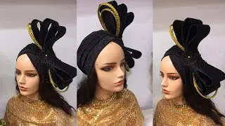 Watch And Learn How To Make This Beautiful Design For Your Turban Cap #headwear #millinery #diy.