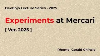 [Ver.2025] Experiments at Mercari_DevDojo(English)