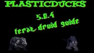 FULL 5.0.4 Feral Druid pvp guide - macros - rotation - new stats - gear