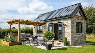 52 Modern Stone Houses With Outdoor Kitchens For Sale  Luxury Small Home Plans, Adu Design