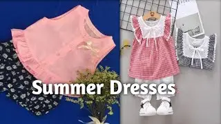 Baby Girls Summer Two Piece Dresses Design 2025 Part 2 I Sharifa Fashion