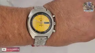 Reloj Seiko 5 Sports Speed Timer Automatic, Ref.7017-6010,Circa 1970.