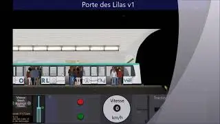 Paris Metro Driver avec la ligne 3bis metro trains