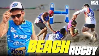 Je participe à un TOURNOI de BEACH RUGBY avec mon équipe
