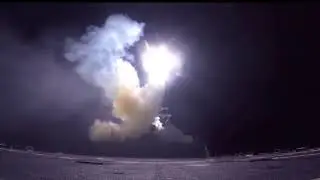 USS Porter DDG 78 conducts strike operations