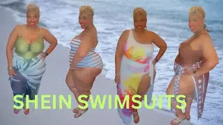 SHEIN PLUS SIZE SWIMSUITS HAUL. Size 4X!!! #shein #sheinforall #sheinpartner #sheinhaul #sheinsummer