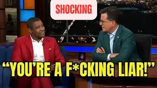 Denzel Washington FORCED to LEAVE Colbert&rsquo;s Show After Fiery Live Clas''' Live TV Show