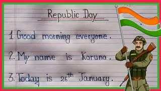 Speech on 26 January 10 lines | Republic Day Speech 2026 | 26 January per speech 10 lines 