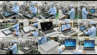 Inside  the factory  Laptop Manufacturing Process Step by Step full process