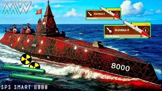 SMART 8000 🔥Most Powerful Build – Mark 45 Astor & Brahmos II Combo - Modern Warships
