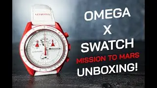 Omega X Swatch Moonswatch - Mission To Mars Unboxing (waited 14 HOURS in line)