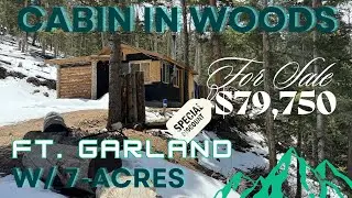 SOLD! Hunting Cabin in the Woods I Ft.  Garland Colorado