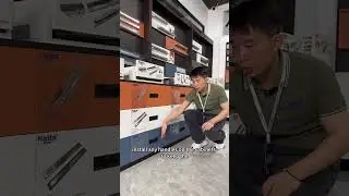 How to use push open drawer slide?