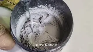 Mixing ratio of cement and sand in the decoration