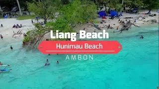 Liang Beach or Hunimau Beach, Ambon, Indonesia