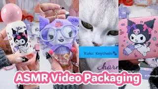 ASMR packaging Crystal R’s second order - kitty alert 🚨 