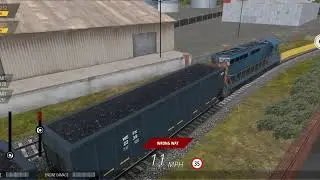 TRAIN DRIVE GAME / RUNNING FAST / TRAIN SIMULATOR GAME VIDEO / POWER FULL ENGINE 