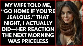 My Wife Told Me, “Go Home If You’re Jealous ” That Night, I Actually Did—Her Reaction the #betrayal