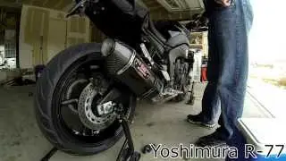 FZ8 with Yoshimura R 77 Exhaust