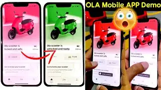 OLA Mobile App Ready | Lock, Unlock from Mobile Demo | Move OS 2.0 In S1 & S1 Pro - Software Upgrade