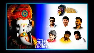 ganesh Chaturthi team banner editing/picksart photo editing tutorial Kannada☺