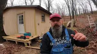 Ground level deck build/outdoor shower