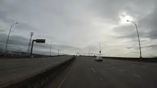 Seattle Driving - Admiral Way SW, West Seattle Bridge - Fall Mt. Rainier Vibes - 4k 
