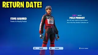POLO PRODIGY SKIN RETURN RELEASE DATE in FORTNITE ITEM SHOP! (Polo Prodigy RETURNING Chapter 7)