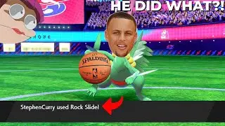 Stephen Curry used Rock Slide! Pokemon Sword and Shield WiFi Battle