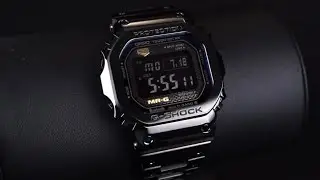 Casio MR G Square Black Super Hard Titanium mrgb5000ba-1
