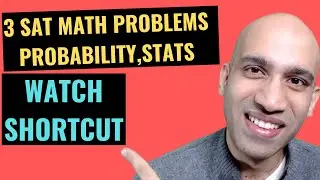 3 Important Stats and Probability problems (SAT - ACT Score Boost!)