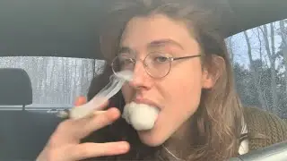 rolling & smoking a FAT joint