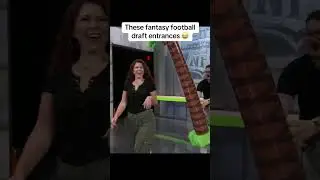 These fantasy football entrances 😤