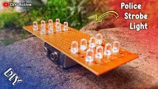 LED Strobe Light 🚨 ।। how to make police strobe light ।। diy police led flasher ।। diy Active